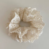 BIG LACE HOLLOW HAIR TIE SCRUNCHIES_CWAHA0436