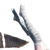 Women'S Christmas Snowflake Knee-High Socks_Cwms0853