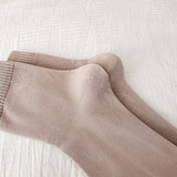 CARTOON MAILLARD LETTER STRIPED SOCKS_CWMS0959