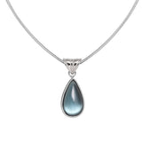 NICHE FRENCH WATER DROP BLUE OCEAN NECKLACE_CWAJE1605