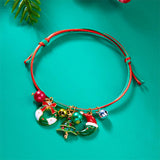 HANDMADE WOVEN CHRISTMAS TREE MOOSE BRACELET_CWAJE2395