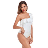SNAKESKIN ONE SHOULDER SWIMSUIT_CWMW0303