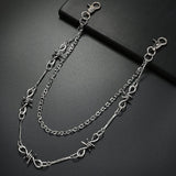 COOL PUNK STYLE MULTI LAYERED SPIKED PANTS CHAIN_CWMM4889