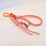 HAND WOVEN LANYARD CUTE BEADED KEYCHAIN_CWMM3548