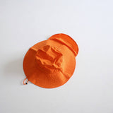 CHILDRENS CANDY COLOR THIN SHAWL BUCKET HAT_CWAH2862