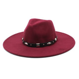 Women Fashion Casual Big Felt Hat Jazz Hat_Cwah0843