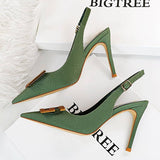 POINTED TOE BACK STRAP HOLLOW HIGH HEELS_CWSHH0095