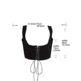 Cwabe0983_Corset With A Slim Waist And Waist Straps