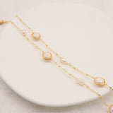 ELEGANT NATURAL PEARL LONG SWEATER NECKLACE_CWAJE3884