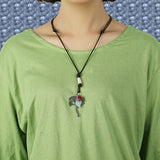 CREATIVE AND FASHIONABLE ALLOY HAPPY TREE NECKLACE_CWMM4614