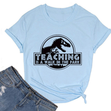 SUMMER CREW NECK TEE FUNNY TEACHING DESIGN_CWTTS1497