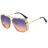 Trendy Unisex Metal Punk Flip-Up Sunglasses_Cwasg1184