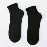 SOLID COLOR MESH BREATHABLE WOMENS ANKLE SOCKS_CWMS053