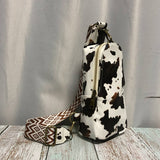 Leopard Print Outdoor Sport Backpack Crossbody Bag_Cwab1398
