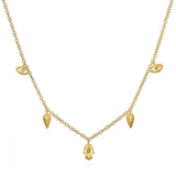 EXQUISITE VINTAGE SNAKE SHAPE ZIRCONIA NECKLACE_CWMM3826