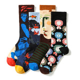 FRENCH FASHION BRAND COTTON THERMAL SOCKS_CWMS0194
