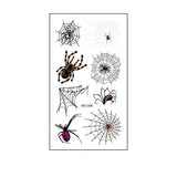 Waterproof 3D Spider Web Tattoos For Halloween_Cwmm8257