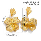 COOL AND SIMPLE RETRO FLOWER EARRINGS_CWAJE1814