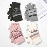 Winter Double-Layer Thickened Knitted Gloves_Cwag0390