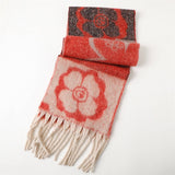 Vintage-Inspired Floral Wrap Scarf With Fringe_Cwasc2774