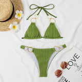 Womens Sexy Bikini Halter Neck Two-Piece Swimsuit