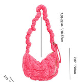 FLUFFY CLOUD HANDBAG WOMEN CROSSBODY SHOULDER BAG_CUAB00571