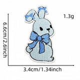 CARTOON EMBROIDERY BLUE SERIES CLOTH PATCH_CWMM4066