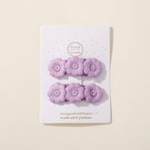 FIVE PETAL FLOWER HAIR CLIPS FOR KIDS HANDMADE_CWAHA6724