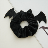 BAT REINDEER SCRUNCHIE HOLIDAY HAIR TIE FOR WOMEN_CWAHA1461
