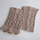 Warm Ballet Leggings High Elastic Stacked Socks_Cwms0749