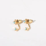 SIMPLE COLORFUL BIRTHSTONE EARRINGS_CWMM5346