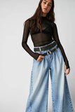 Street Style American Wide-Leg Baggy Casual Jeans