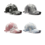 SPRING AUTUMN SPORTS SUN HAT TIE DYE BASEBALL CAP CWAH1263