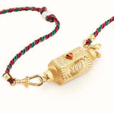 NICHE DESIGN GOLD PLATED PENDANT NECKLACE_CWMM3784