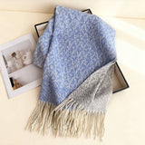Colorblock Cashmere Feel Soft Warm Tassel Scarf_Cwasc03242