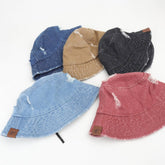 2024 NEW STYLE WASHED BUCKET HAT WITH HOLES_CWAH1125