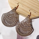 SIMPLE AND FASHIONABLE HOLLOW WATER DROP EARRINGS_CWAJE1572