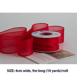 DIY BOW HAIR ACCESSORIES SNOW YARN RIBBON_CWMM5776