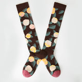 FANCY DESIGN PATTERNED KNEE HIGH SOCKS_CWMS0188