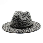 Woolen Hat With Wide Brim Gentlemans Jazz Hat_Cwah2574