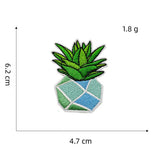GREEN SERIES CARTOON EMBROIDERED PATCH_CWMM4031
