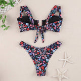 Womens Backless Bikini Sexy Multi-Color Swimwear