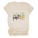 Womens Crew Neck Tee With Posi Ve Quote_Cwtts1478