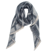 CIRCLE YARN DIAMOND SCARF REVERSIBLE WINTER WRAP_CWASC0122