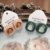 Vintage Resin Water Drop Earrings