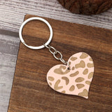 HEART SHAPED WOODEN KEYCHAIN PENDANT_CWMM0586