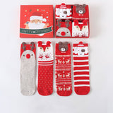 Warm Cartoon Animal Christmas Socks_Cwms0974