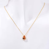 TEARDROP ZIRCON DECEMBER BIRTHSTONE NECKLACE_CWMM5534