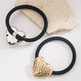SWEETHEART METALLIC ELASTIC HAIR TIE_CWAHA6230