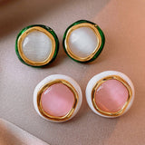 ROUND NICHE TEMPERAMENT EARRINGS_CWAJE2456